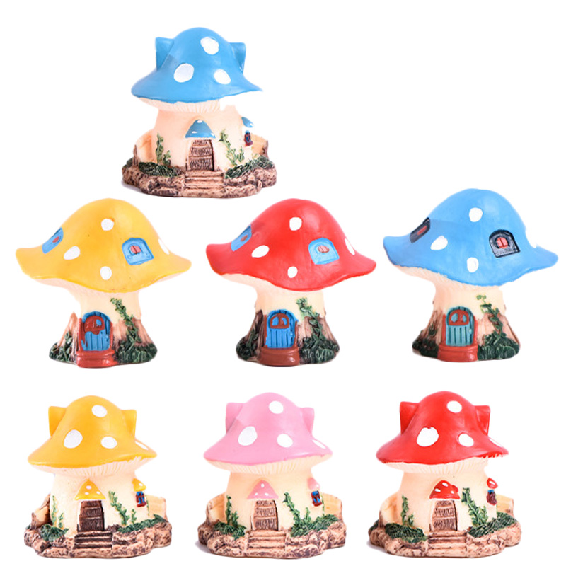 Bonsai Garden House - 1PC Kawaii Garden Mini Fungo House