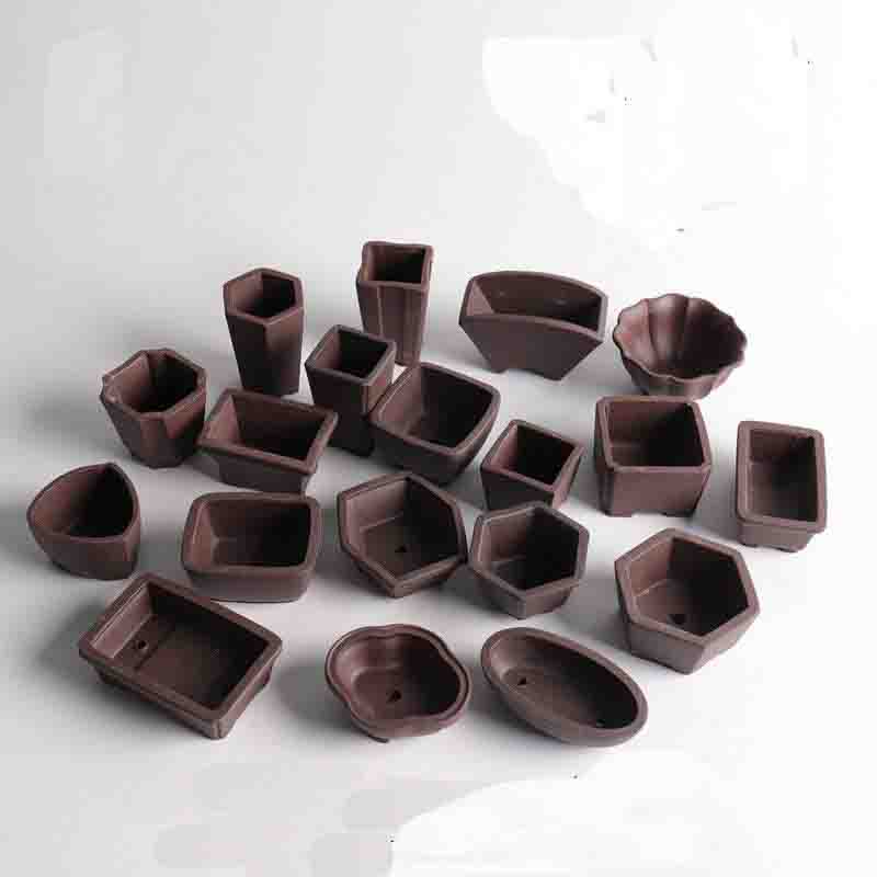 Bonsai Tree Zen Garden - Yixing Viola Sabbia Vaso di Fiori