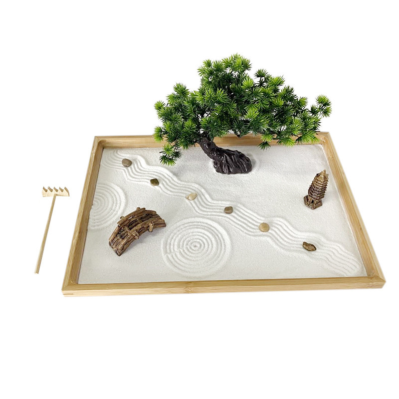 Bonsai Tree Zen Garden - Giardino Zen giapponese per scrivania con