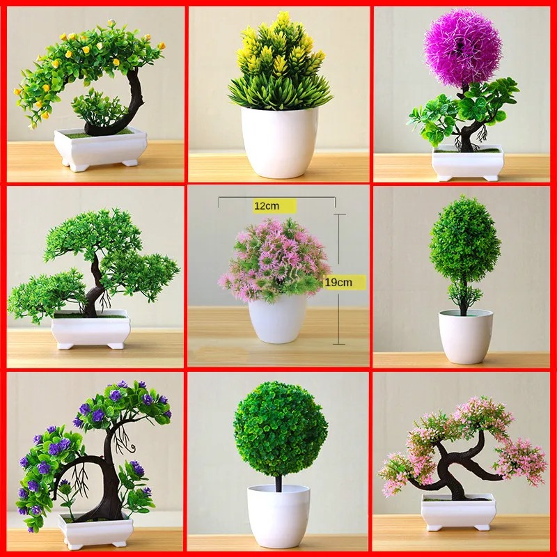 Bonsai Garden Kit - Piccolo Albero Artificiale in Vaso, Piante