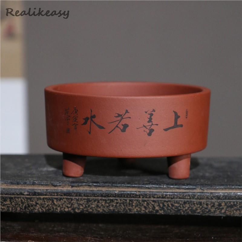Yixing vaso di argilla viola v - Bonsai Tree Zen Garden recensione e prezzo
